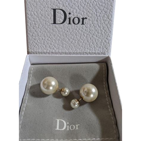 boucle d oreille dior perle